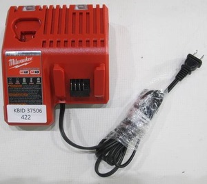 lot 422 image: Milwaukee 48-59-1812 M12 M18 Rapid Battery Charger