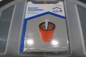 lot 432 image: 2-Pack Home Plus Bucket Organizer for 5 Gallon Buckets Pails -2415073