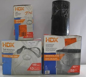 lot 441 image: Lot of 4 Boxes Heavy Duty Trash Bags