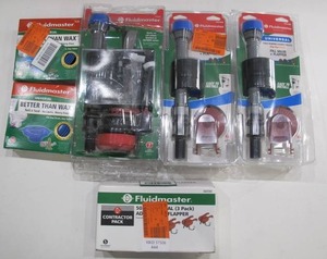 lot 444 image: Fluidmaster Toilet Replacement Parts - Flappers, Wax Ring, Repair Kits