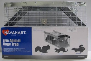 lot 455 image: Havahart Live Animal Cage Trap for Squirrels, Rats, etc