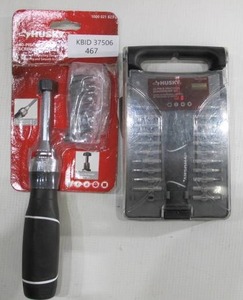 lot 467 image: 2 Husky Precision Screwdriver Sets 63 Pieces