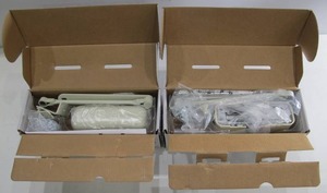 lot 491 image: Lot of 2 Universal Hardware UH4011 Light-Duty Ivory Aluminum Residential Hold-Open Door Closer