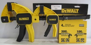 lot 503 image: DeWalt Medium and Large Trigger Clamp (4-Pack)