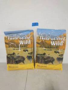 2 BAGS OF Taste of the Wild High Prairie Grain-Free Dry Dog Food