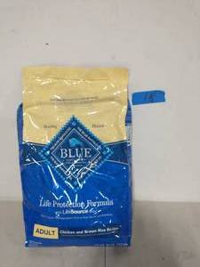 1 BAG OF Blue Buffalo Life Protection Formula Adult Chicken & Brown Rice Recipe Dry Dog Food