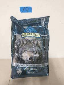 1 BAG OF Blue Buffalo Wilderness Chicken Recipe Grain-Free Dry Dog Food