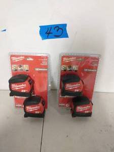 2 MILWAUKEE 25 ft. x 1.2 in. Compact Wide Blade Tape Measure (2-Pack)