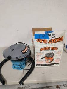 5 Gal. 1.75-Peak HP WetDry Shop Vacuum Powerhead with Filter Bag and Hose (compatible with 5 Gal. Homer Bucket)