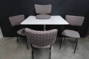 lot 16 image: TABLE AND CHAIRS