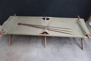 lot 69 image: ARMY COT