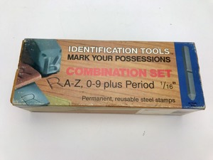 lot 40 image: Vintage - Reusable Steel Stamps