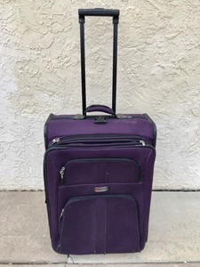 lot 46 image: Check-Bag Rolling LuggageSuitcase