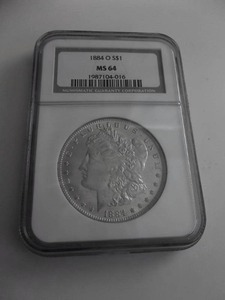 1884 O Morgan Silver Dollar