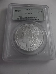 1887  Morgan Silver Dollar