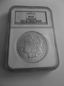 1904 O Morgan Silver Dollar