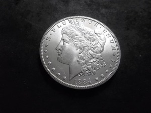 1884 CC Morgan Silver Dollar