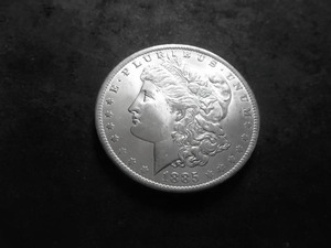 1885 O Morgan Silver Dollar