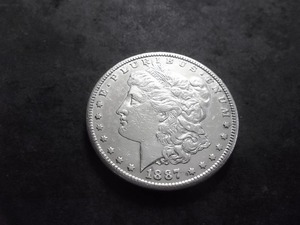 1887 S Morgan Silver Dollar