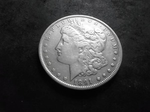 1891 O Morgan Silver Dollar