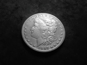 1897 S Morgan Silver Dollar