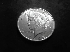 1922  Silver Peace Dollar