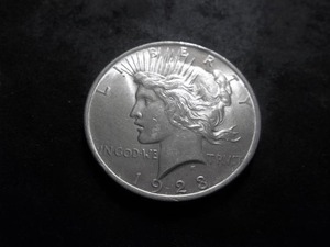 1923 Peace Silver Dollar
