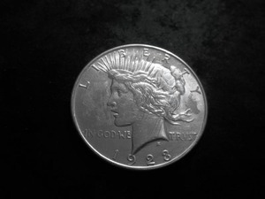 1923 D Peace Silver Dollar