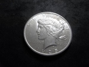 1925 Peace Silver Dollar