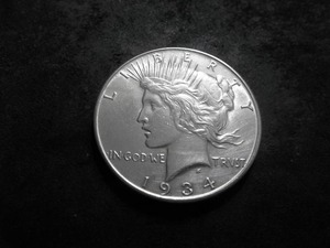 1934 Silver Peace Dollar