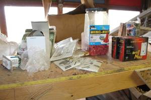 lot 1135 image: Lot of Electrical Parts  with Timers, Face Plates, GFCI Receptacle 3-Pack (x2), Wing Nut Connectors, Electrical Tape 34x60 10-pack