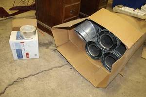 lot 1120 image: Metal Direct Vent System Component Venting TRZ TERM KIT 7-11  with Heat Tape Roll, DuPont FlexWrap NF
