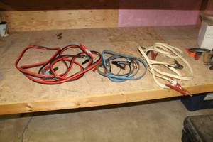 lot 1142 image: Lot of (3) Jumper Cables