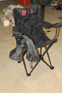 lot 1149 image: Collapsible Chair Black 31Wx21Dx36H