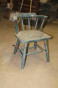 lot 1170 image: Wood Dining Chair 22Wx20Dx27H