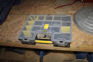 lot 1191 image: Stanley Plastic Parts Organizer Suitcase  with Hardware