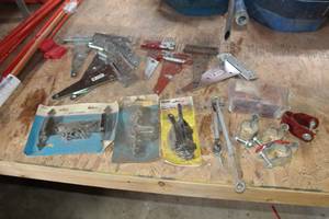 lot 1636 image: Lot of Gate Hinges and Hardware