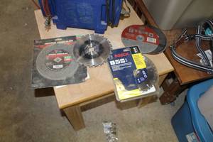 lot 1607 image: Lot of (Approximately 8) Circular Saw Blades 7 to 7-14