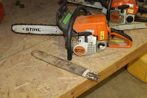 lot 1602 image: Stihl Chain Saw 16  with Extra Chain Saw Bar