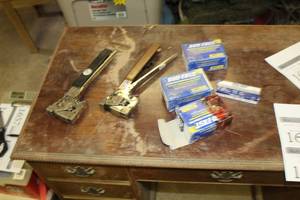 lot 1628 image: Lot of (2) Hammer Tacker Staplers  with Staples