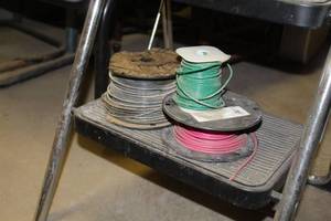 lot 1638 image: Lot of (3) Partial Spools of Electrical Wire