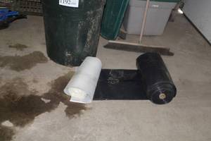 lot 1645 image: Lot of (2) Plastic Sheeting Rolls