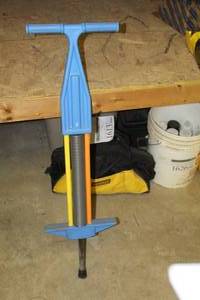 lot 1632 image: Pogo Stick Bright Blue