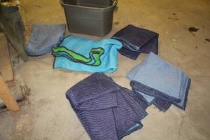 lot 1196 image: Lot of (5) Moving Blankets