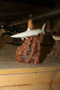 lot 1702 image: John Perry Shark Table Dcor  6-12H