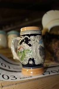 lot 1700 image: Ceramic Beer Stein 5H