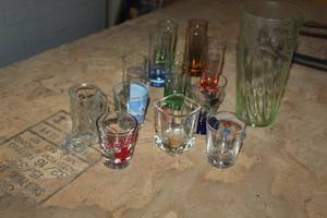 lot 1720 image: Lot of (12) Shot Glasses