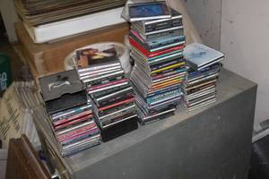 lot 1751 image: Lot of (Over 50) Music CDs (in plastic tote)