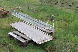 lot 1024 image: Metal Rack 2-tier 72Lx18Wx24H