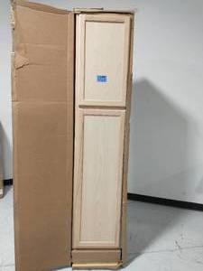 Hampton BAH  Assembled 18x84x24 in. Pantry Kitchen Cabinet in Unfinished Beech